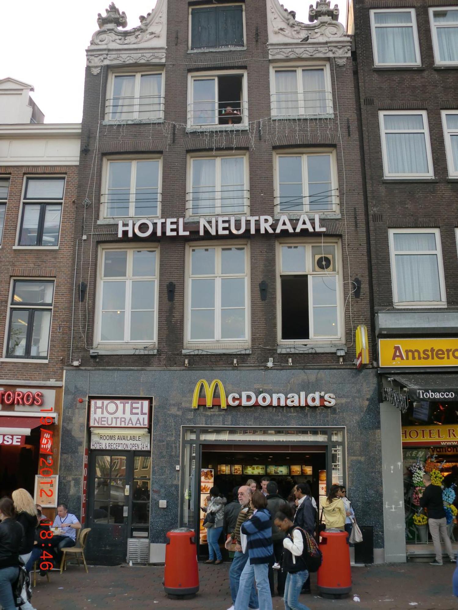 Budget Hotel Neutraal Amesterdão Exterior foto